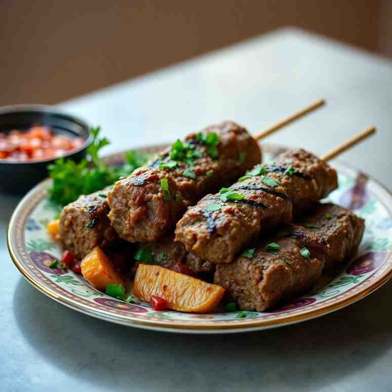 Easy Ground Lamb Kebab Recipe Afghan Shami Lola Kabab