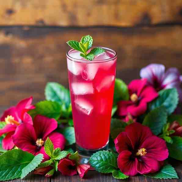 Agua de Jamaica - Refreshing South American Drink