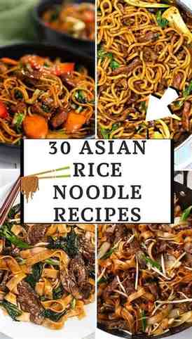 Asian Rice Noodles Tonight - Quick & Easy