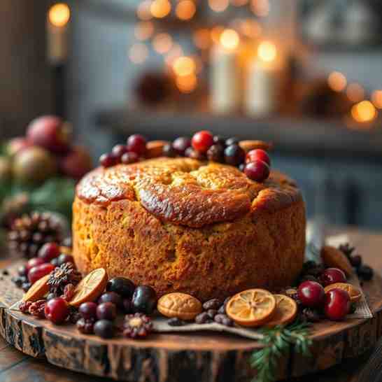 Bake Hogmanay Cake with Dried Fruits