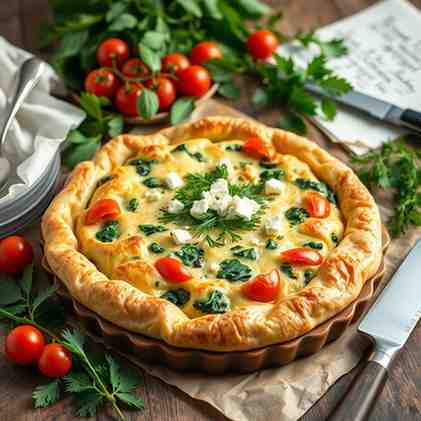 Bake Spanakopita Pie Recipe Today