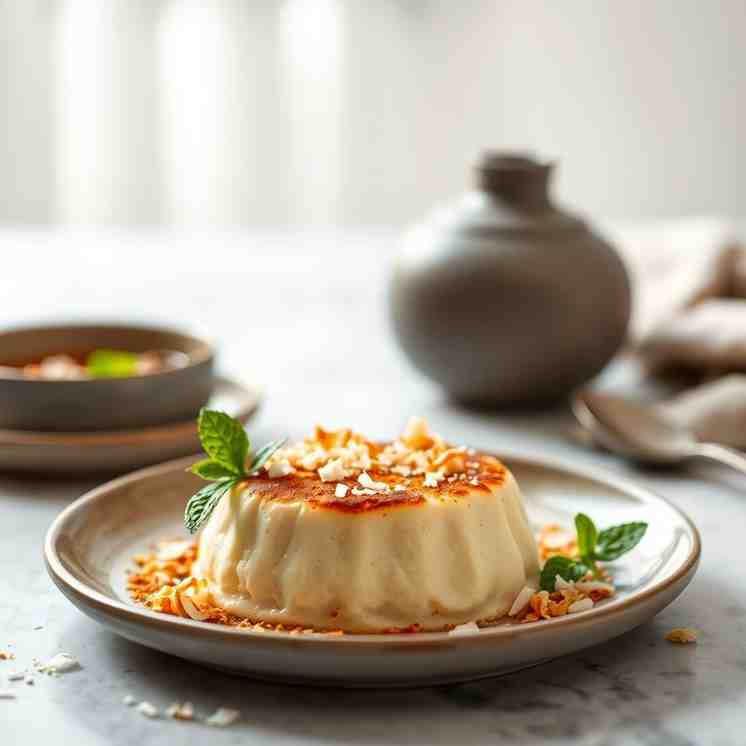 Baked Cassava Coconut Pudding - Gluten-Free