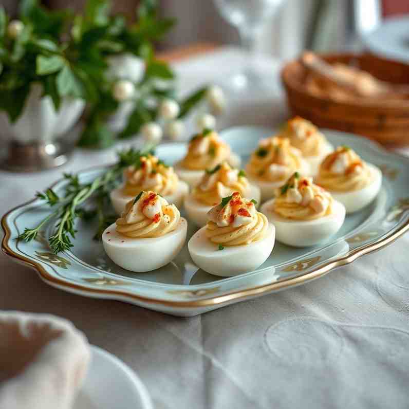 Easy Crab Deviled Eggs - Best Party Appetizer