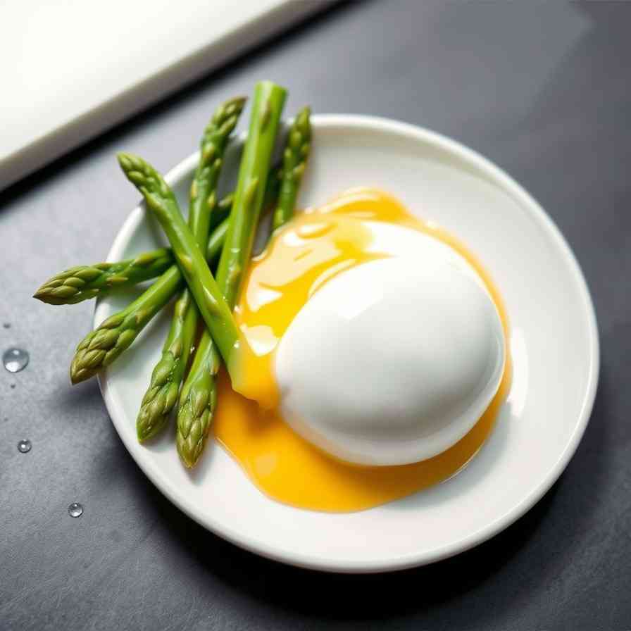 Best Poached Eggs Recipe - Asparagus & Easy Blender Hollandaise