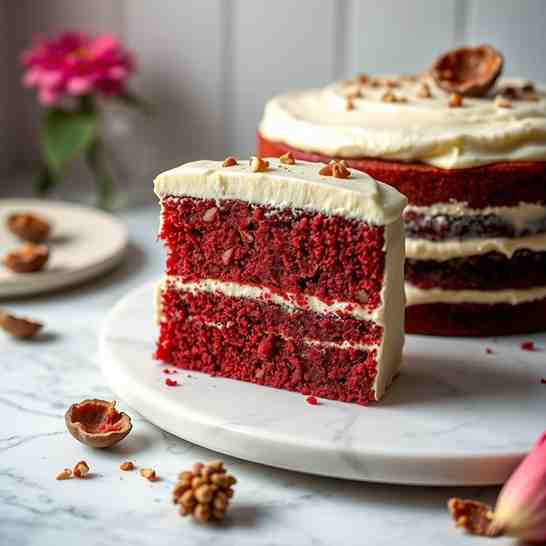 Best Red Velvet & Cream Cheese Cake