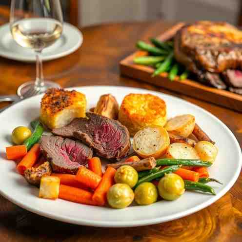 Classic British Sunday Roast - Perfect Dinner