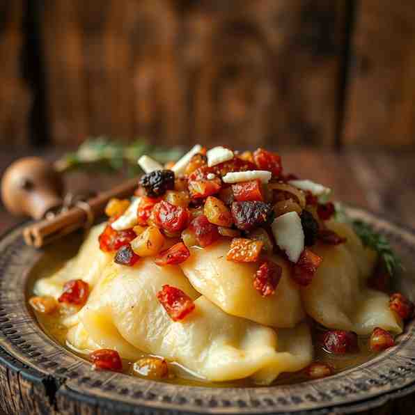 Bryndzové Halušky - Slovak Potato Dumplings