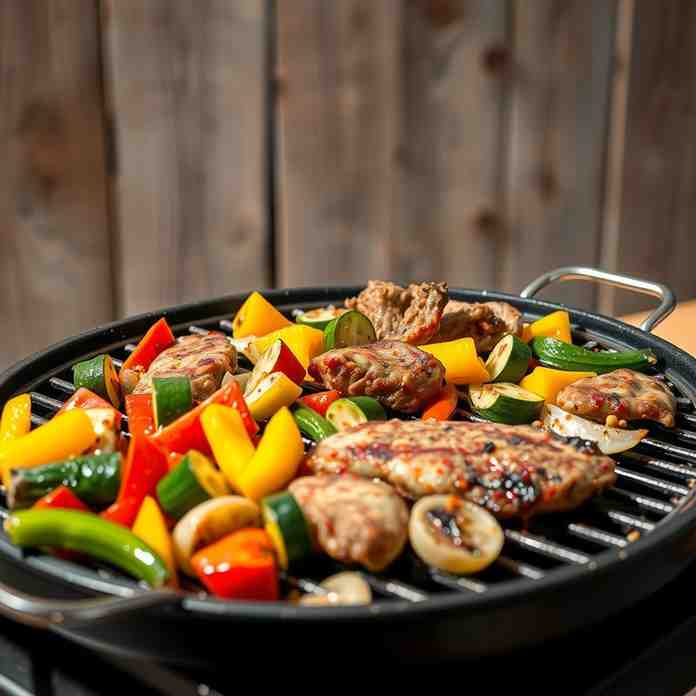 Bulgarian Meshana Skara -Grilled Meat & Veggie Recipe