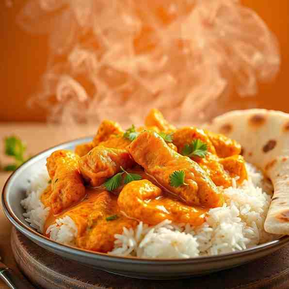 Thai-Indian Chicken Curry and Rice Recipe - Easy Meal