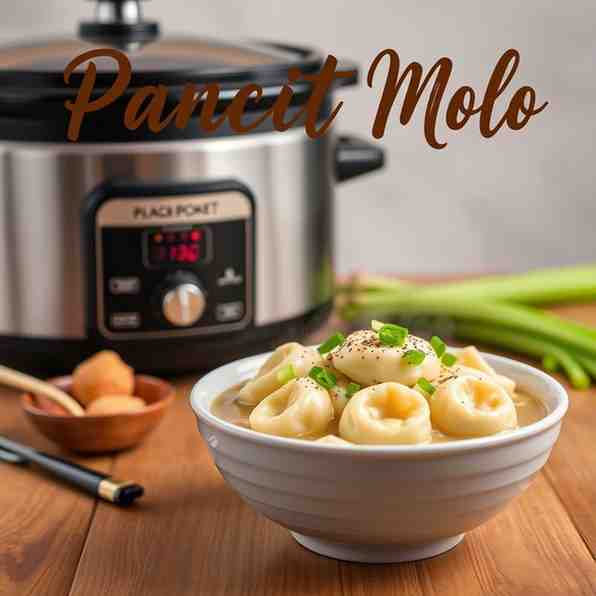 Chicken Dumpling Slow Cooker Recipe - Try Pancit Molo