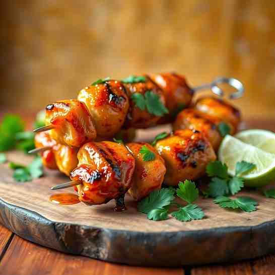 Honduran Chicken Kabob Marinade - Grill Perfect Pinchos