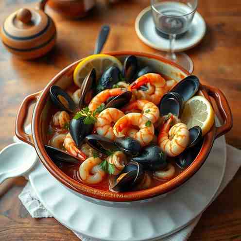 Chilean Chupe de Mariscos - Mixed Seafood Recipe