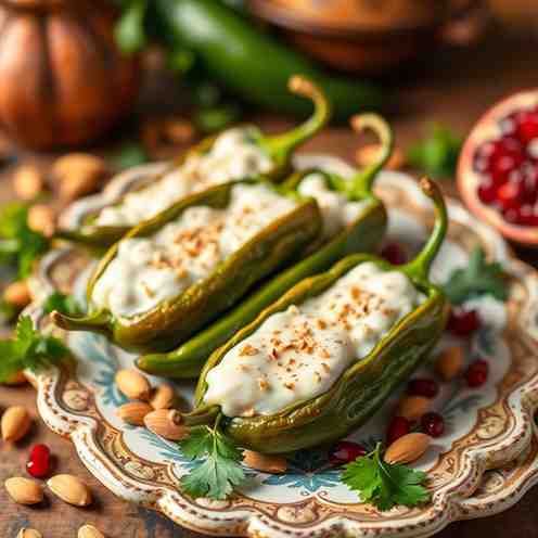 Chiles en Nogada - Almond Recipes & Green Chiles