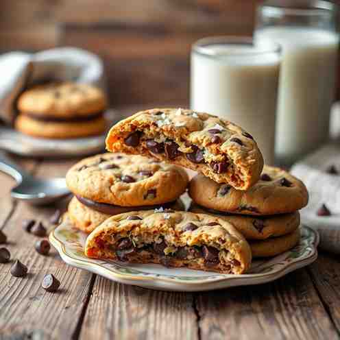 Best Chocolate Chip Hazelnut Sandwich Cookies | Easy Recipe