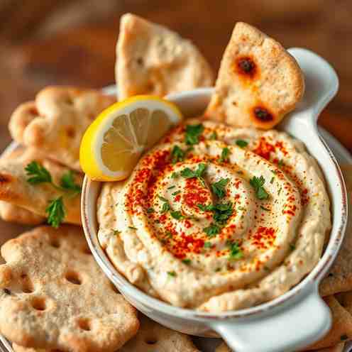 Classic Baba Ghanoush - Smoky, Creamy Mediterranean Garlic Dip