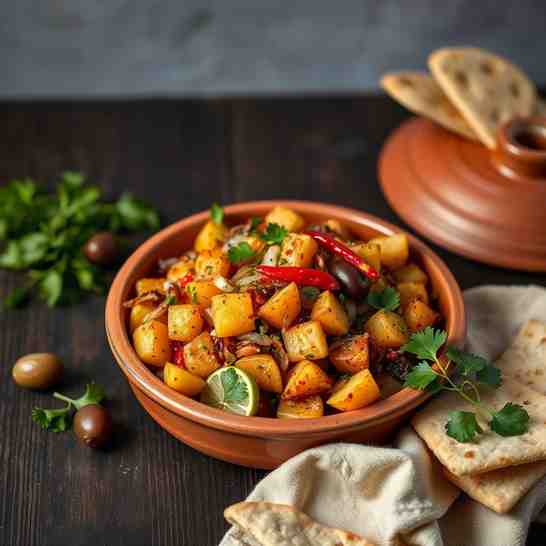 Classic Batata Harra - Spicy Vegan Recipe