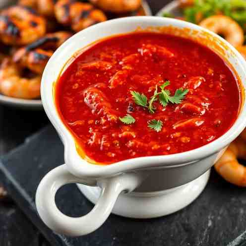 Classic Creole Spicy Tomato Sauce - Easy Recipe for Seafood & Meats