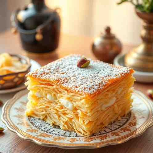 Classic Knafeh - Easy Kataifi Dough Recipe