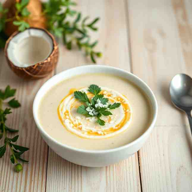Coconut Soup Recipe - Creamy, Healthy & Easy Vegan Soup