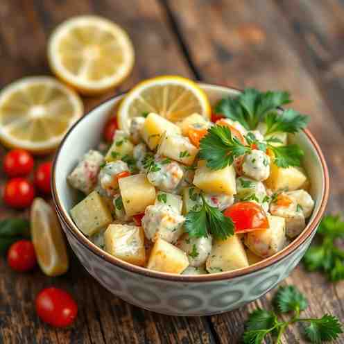 Creamy Liberian Potato Salad - Healthy Whole Food Recipe