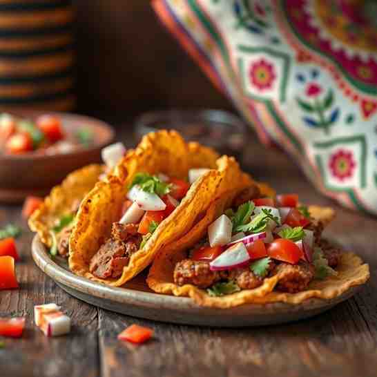 Crispy Deep Fried Tacos - Guatemalan Recipe