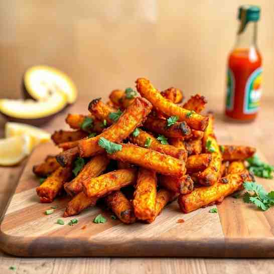 Crispy Spicy Breadfruit Fries - Easy Jamaican Food Dish