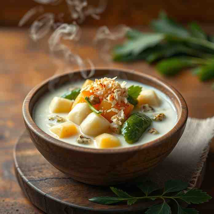 Palusami - Vegetables in Coconut Milk Recipe