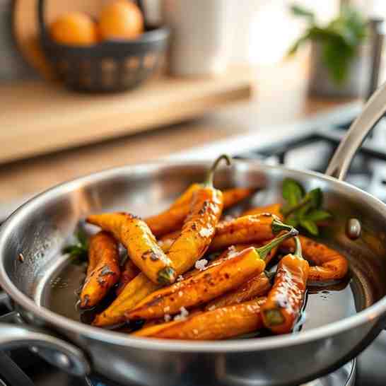 Fry Padrón Peppers - High-Heat Olive Oil Recipe