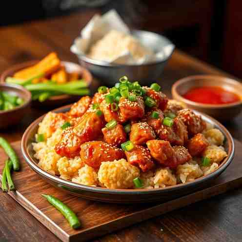 Spicy Korean Chicken & Rice Cakes - Dakgalbi Recipe