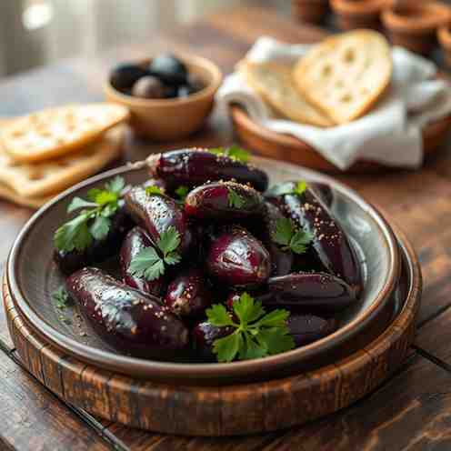 Makdous - Pickled Eggplant Recipe at Home