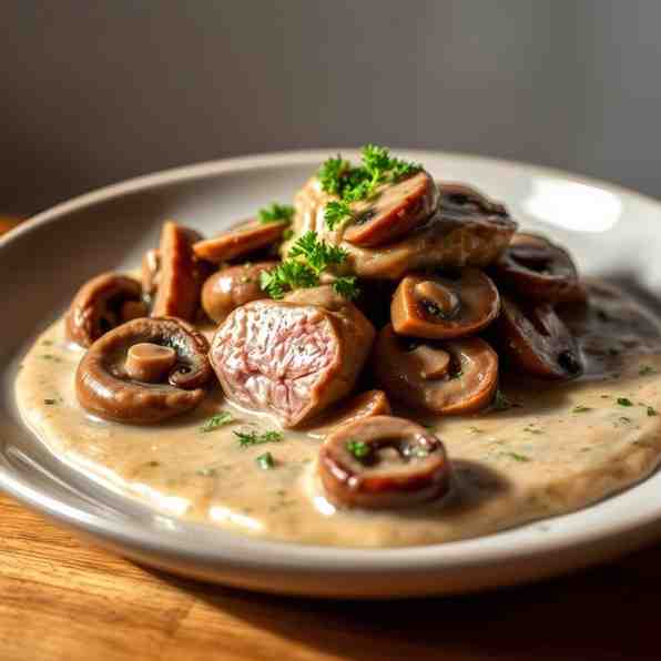 Zürcher Geschnetzeltes - Creamy Mushroom Sauce Recipe