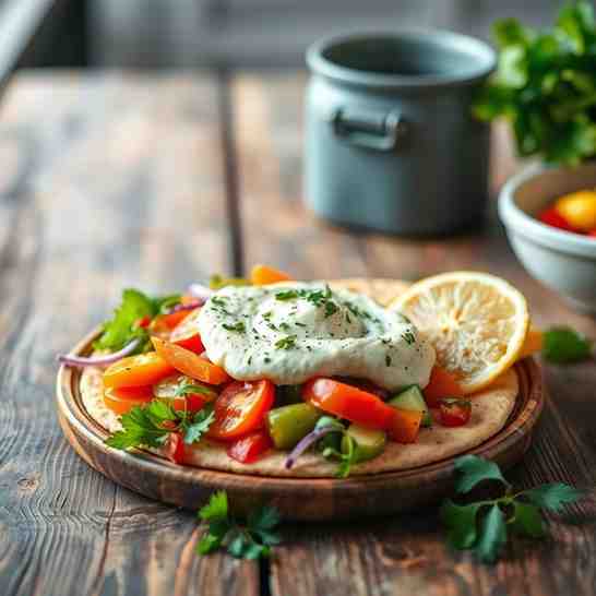 Quick & Easy Mediterranean Pita - Healthy Lunch & Meal Prep