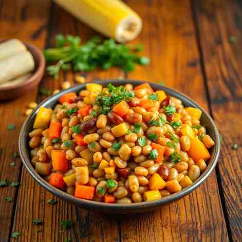 Corn Chaff (Adalu) | Best Vegetarian Bean Recipe for Weeknights
