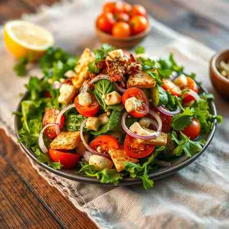 Crispy Fattoush Salad - Easy Recipe