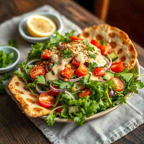 Crispy Fattoush Salad - Easy Recipe