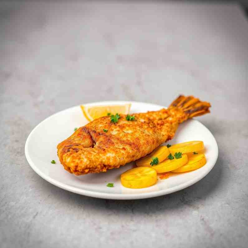 Crispy Fried Fish & Plantains - Good Fried Fish