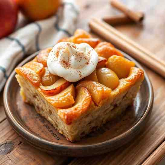 Classic Žemľovka Recipe - Apple Bread Pudding