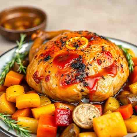 Juicy Turkey Breast Recipe - Roast, Gravy & Veggies