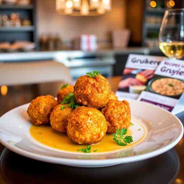 Malakoff - Fried Gruyère Balls – Recipes Using Gruyere Cheese