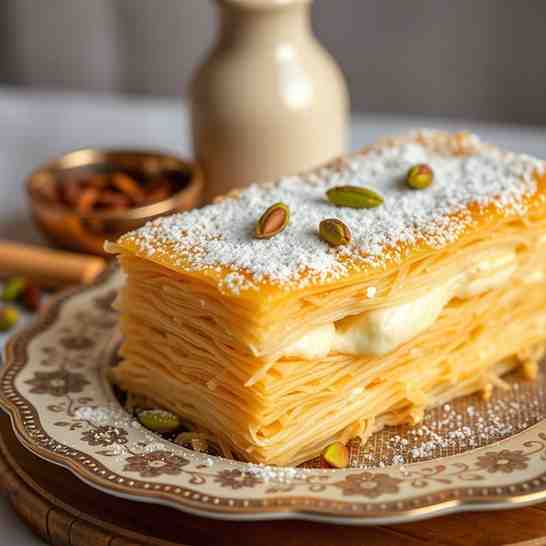 Classic Knafeh - Easy Kataifi Dough Recipe