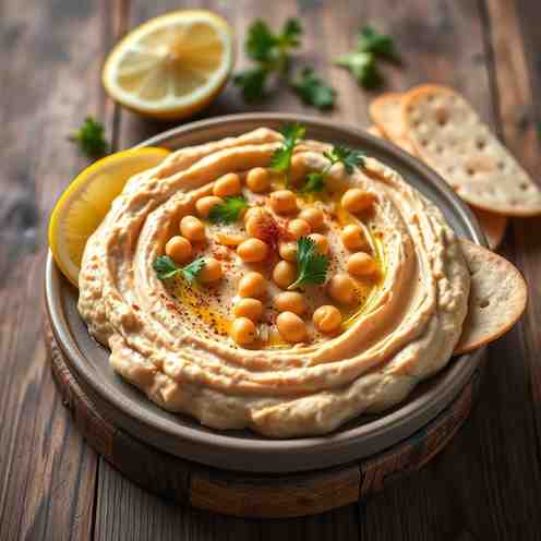 Fattet Hummus - High-Protein Vegetarian Chickpea Dish