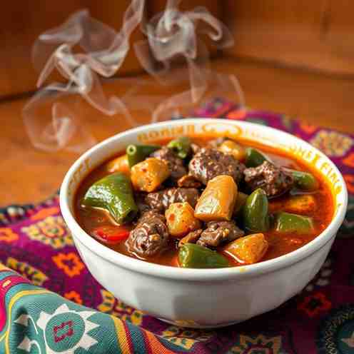 Dongo-Dongo - Hearty African Beef & Okra Stew Recipe