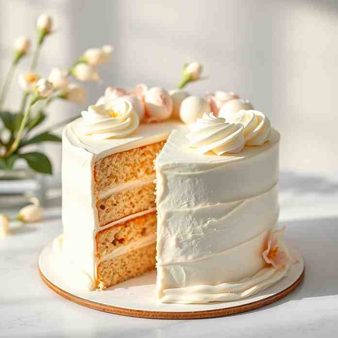 Bake Dream Vanilla Cream Cake - Jersey Luxury