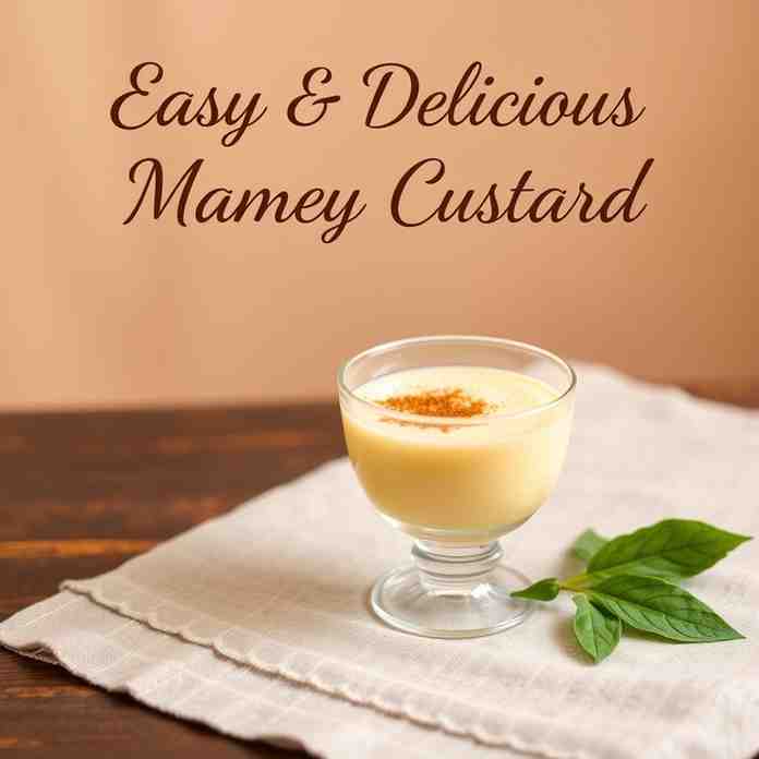 Easy & Delicious Mamey Custard - Healthy, Gluten-Free Recipe
