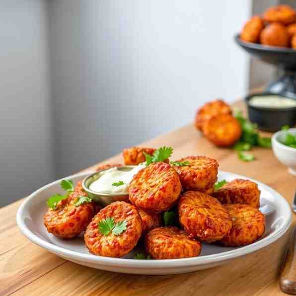 Easy & Delicious Snacks - Crispy Red-Chili Potato Bites Recipe