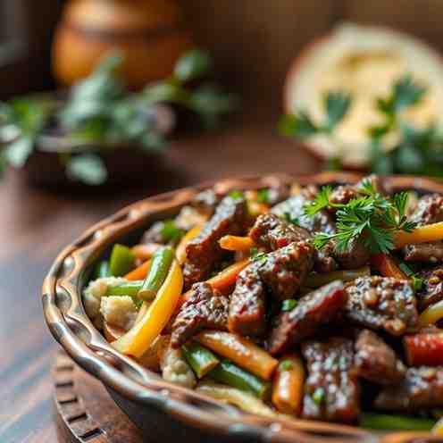 Easy Beef Stir Fry - Kenyan Nyama Fry
