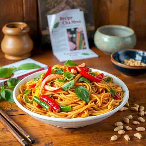 Easy Cambodian Cha Mee - Healthy Stir-Fried Noodles Recipe
