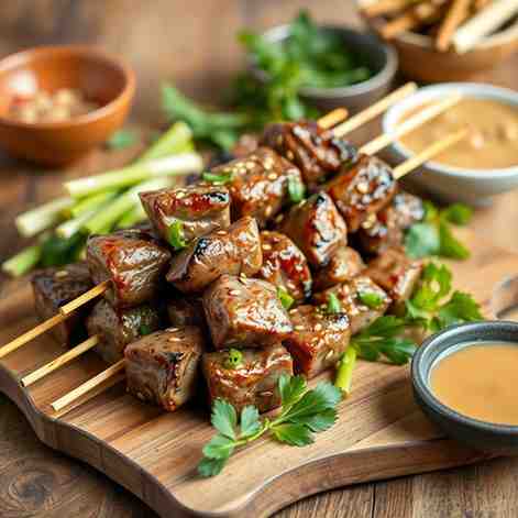 Easy Grilled Lemongrass Beef Skewers - Meat Recipes