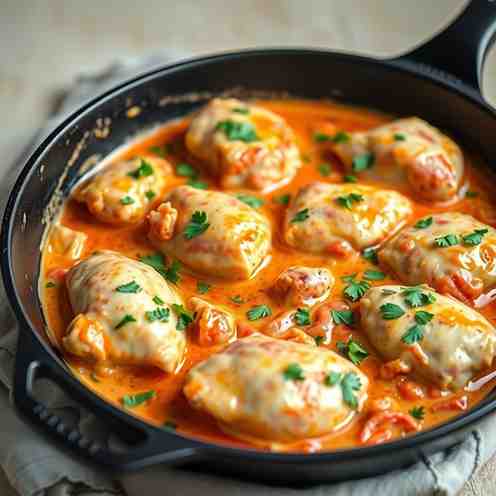 Creamy Paprika Chicken Recipe: Easy One-Pan Fricassee