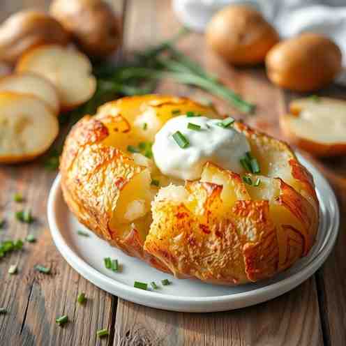 Easy Oven Baked Potato Recipe - Crispy Ahjukartulid (Estonian)